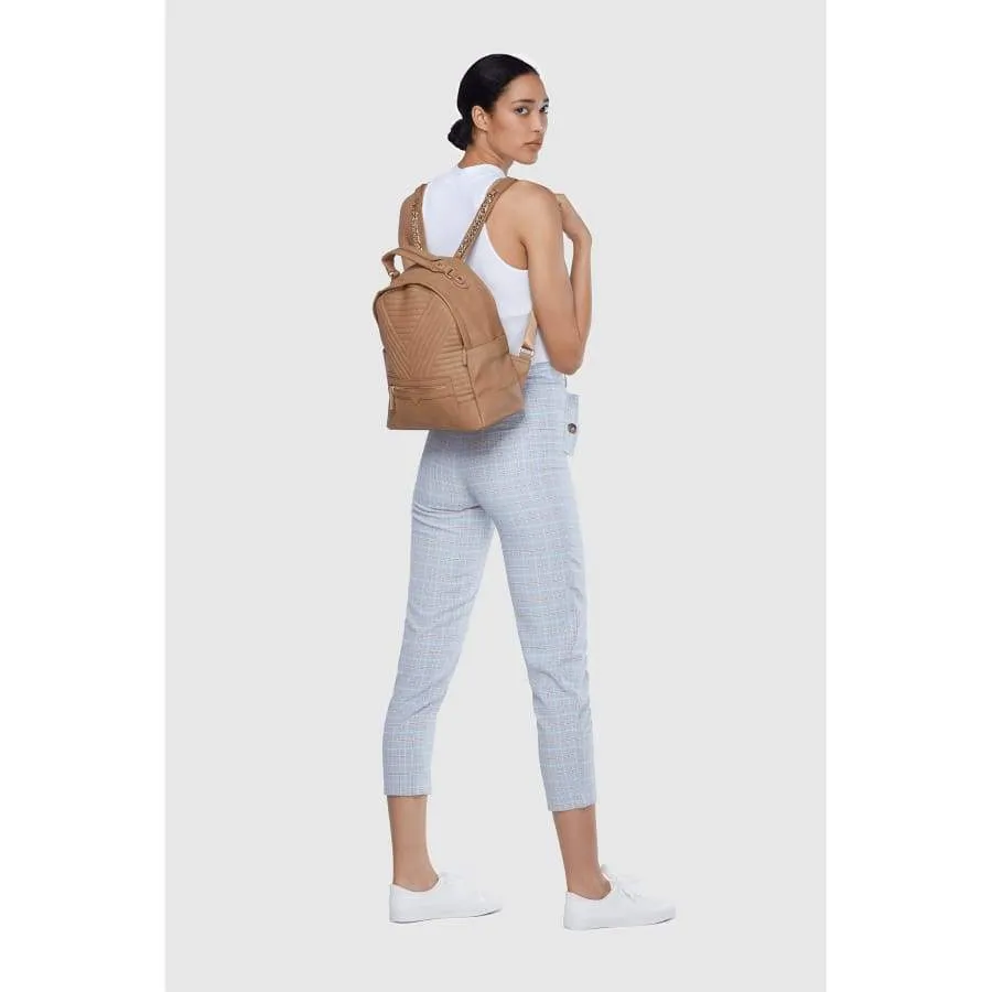 Camberwell Black Quilted Vegan Backpack