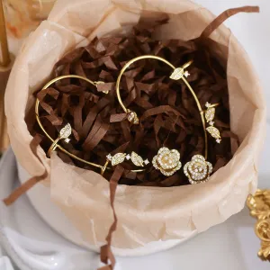 Camellia Ear Cuffs