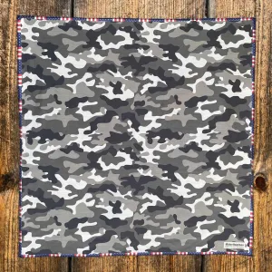 Camo - Silky: Asphalt Gray w/USA Trim