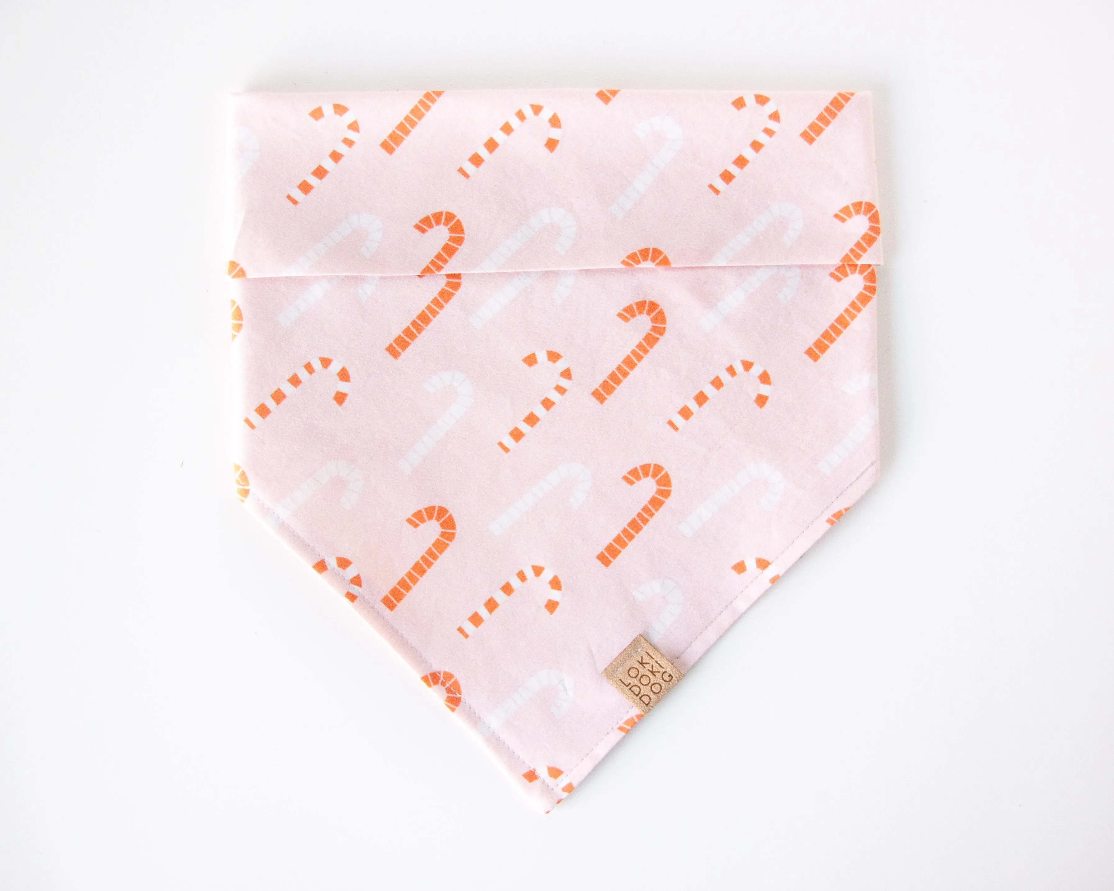 Candy Cane Wishes Dog Bandana
