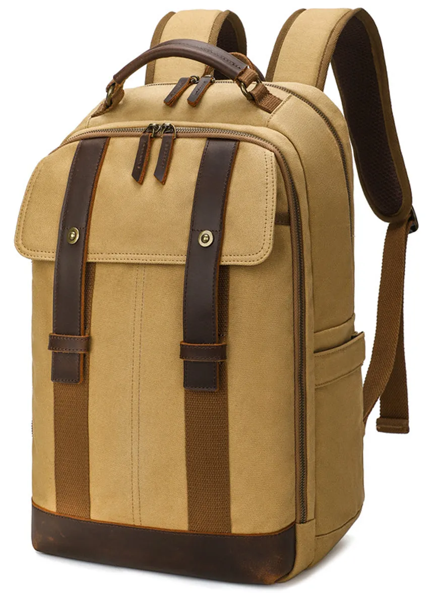 Canvas 15.inch Backpacks Large Capacity Men's Backpack
