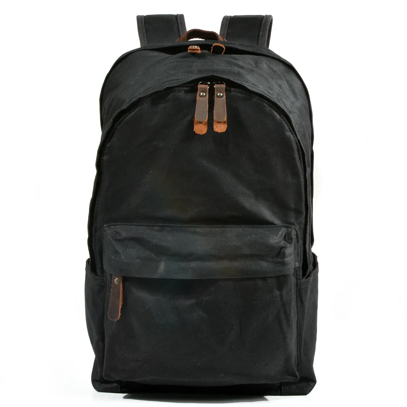Canvas Backpack with Leather Accents – Minimalist Design
