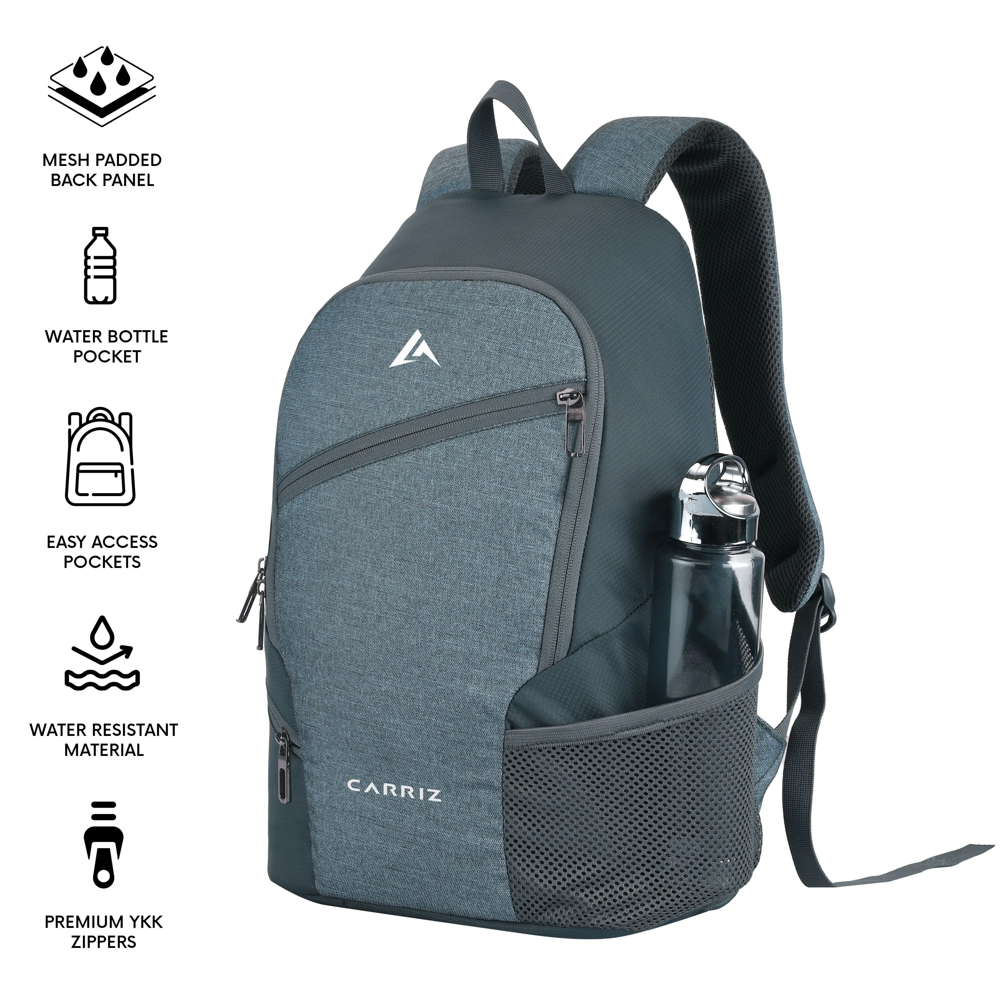 Carriz CB01 22L Casual Backpack-Grey