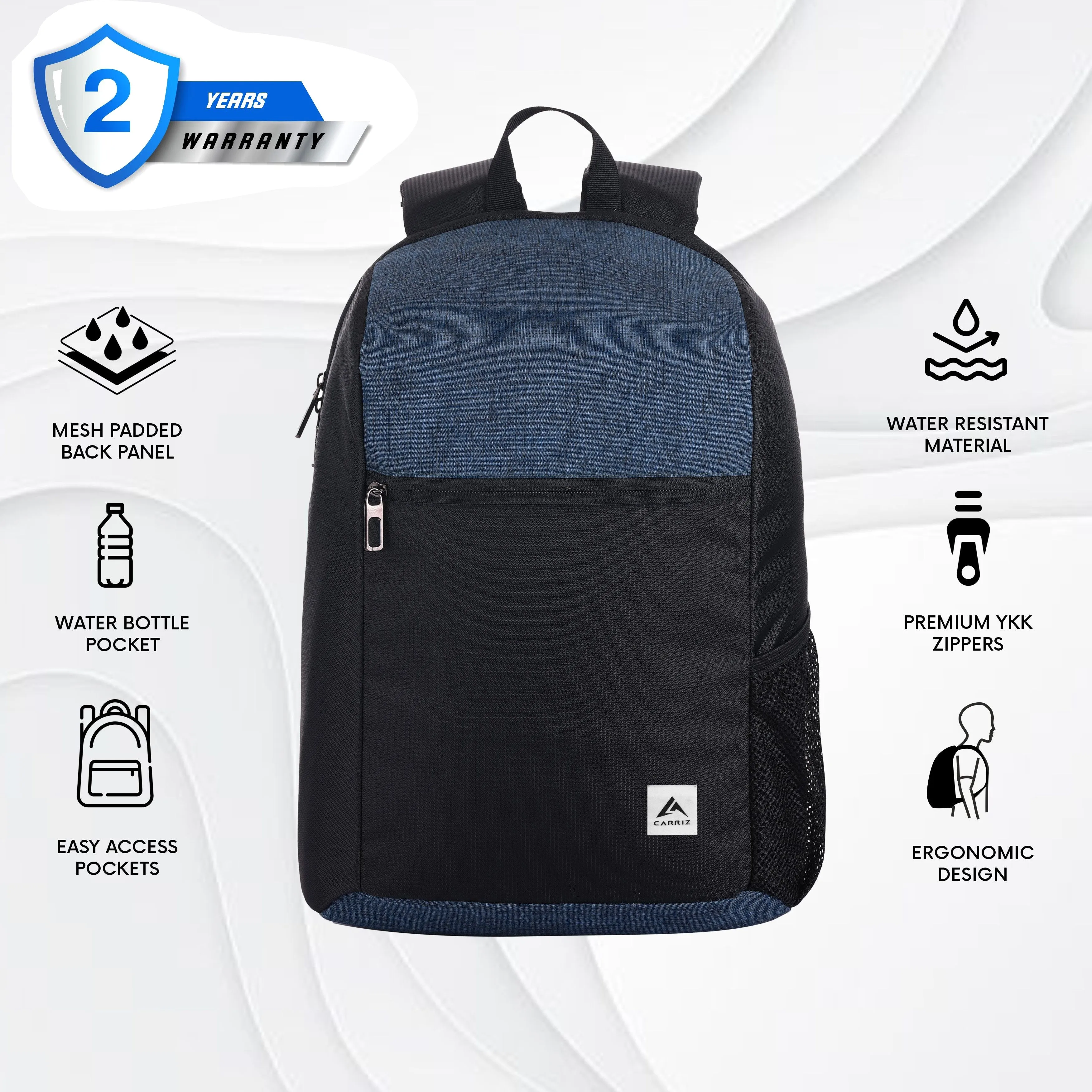 Carriz CB02 21L Casual Backpack-Dark Blue