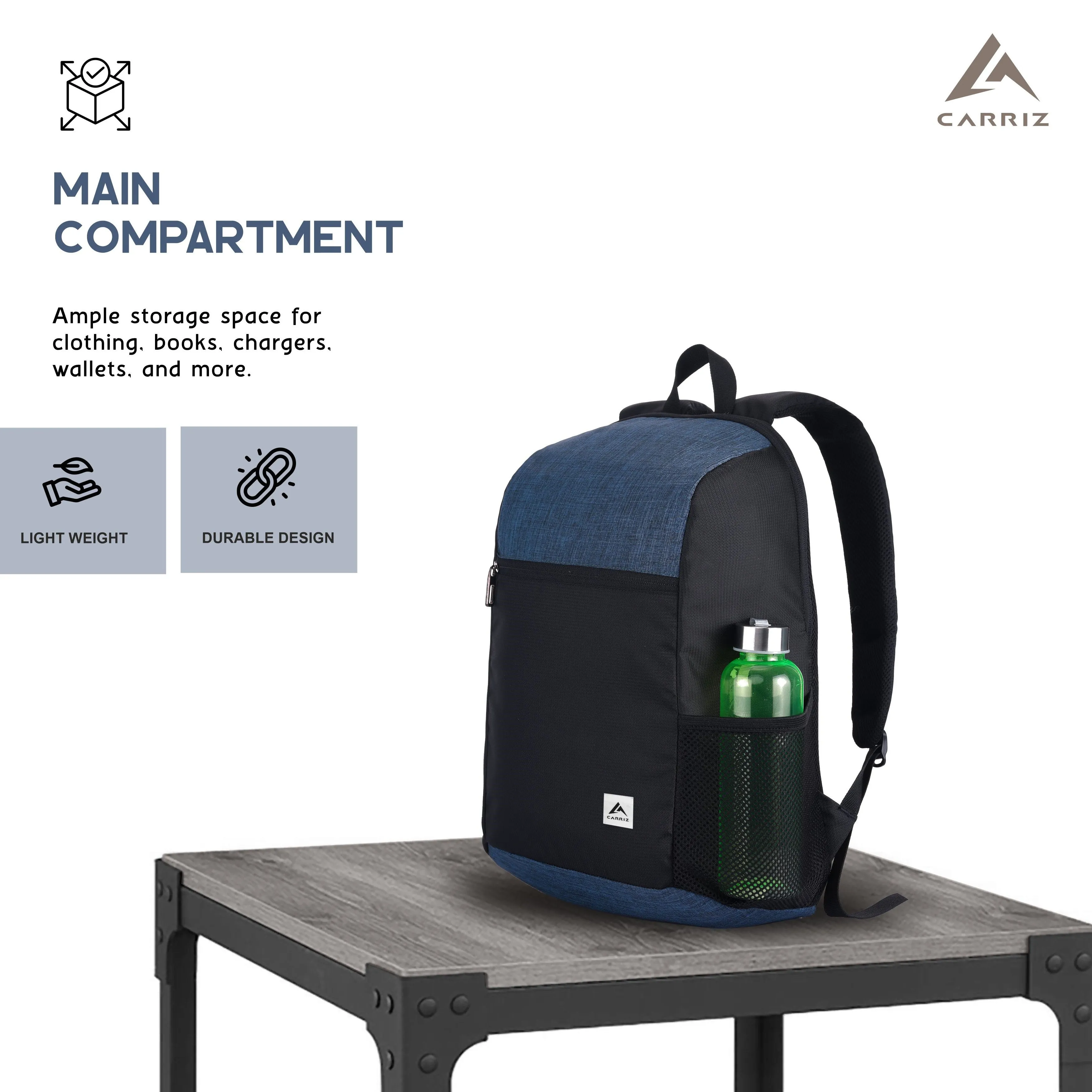 Carriz CB02 21L Casual Backpack-Dark Blue