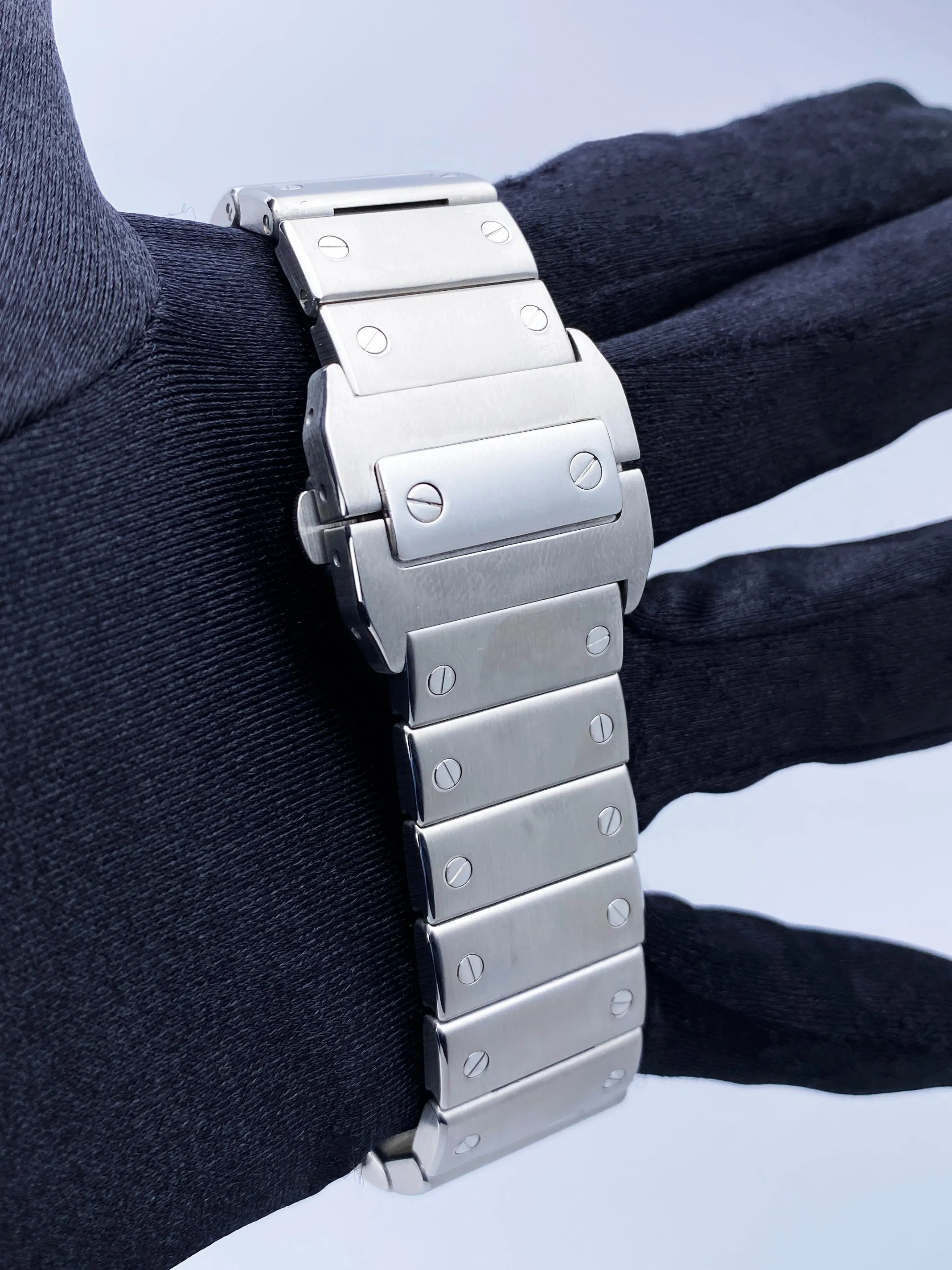 Cartier Santos-100 2656 XL W200737G Stainless Steel Mens Watch