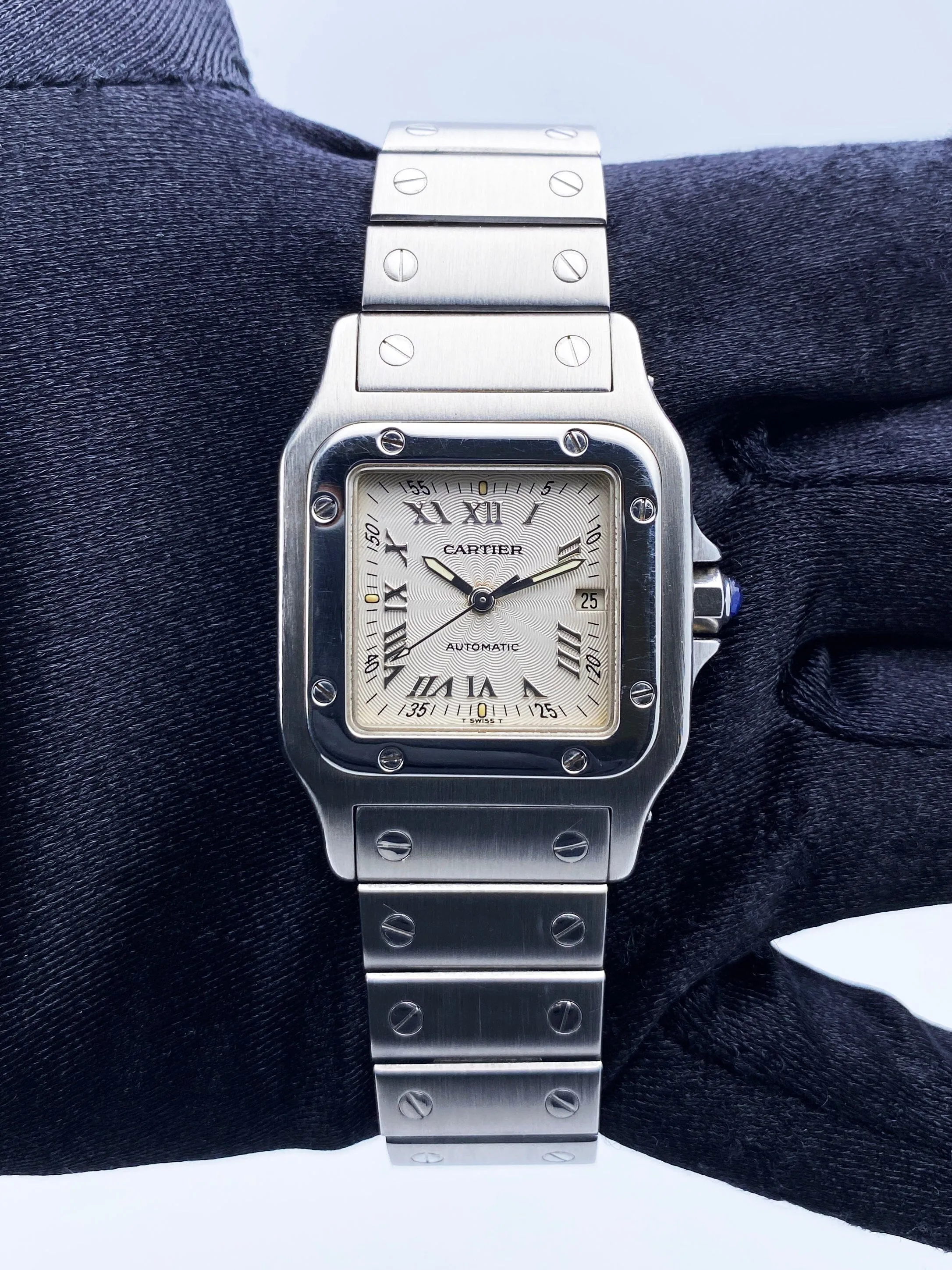 Cartier Santos Galbee W20040D6 Stainless Steel Ladies Watch