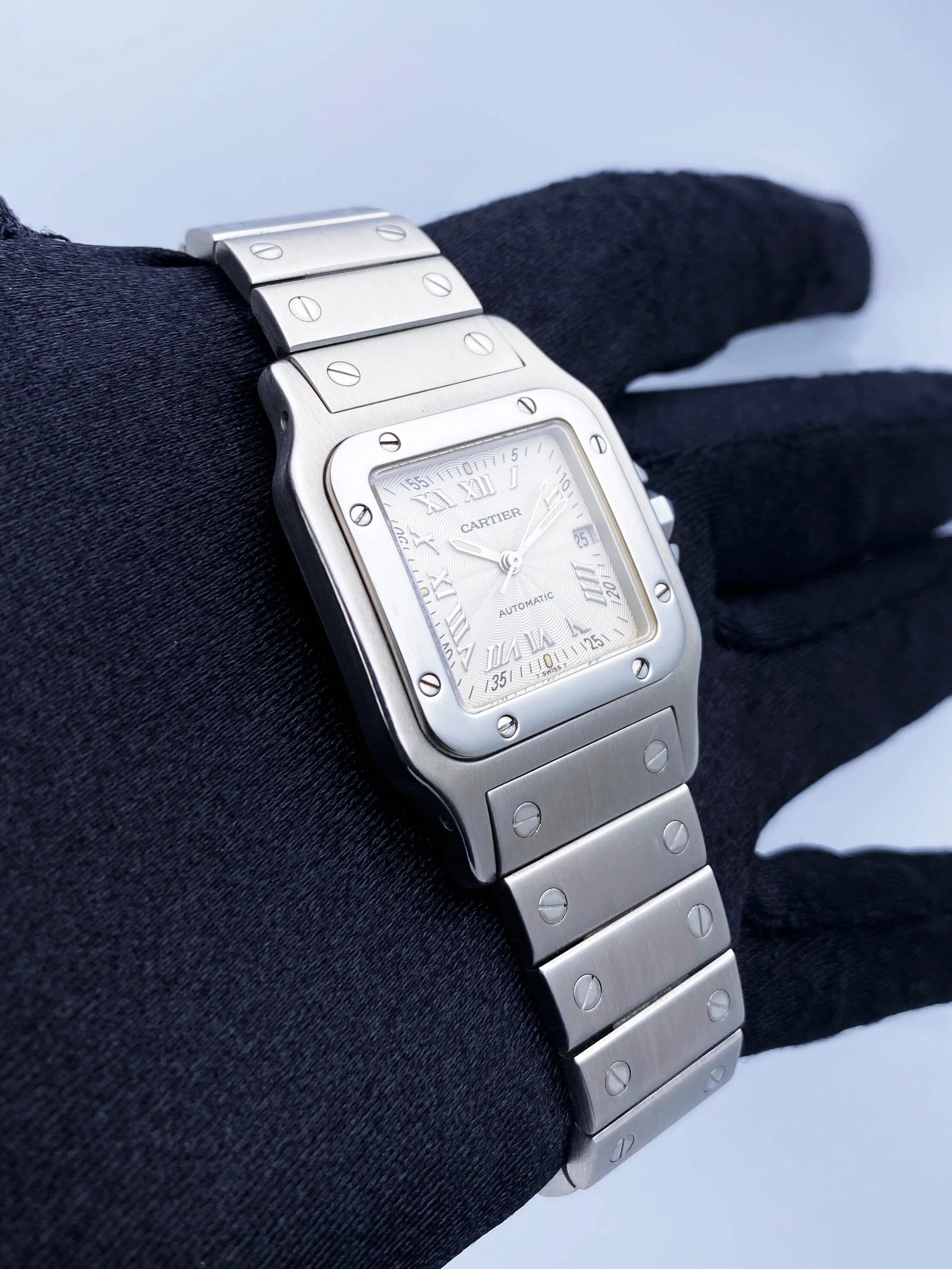 Cartier Santos Galbee W20040D6 Stainless Steel Ladies Watch