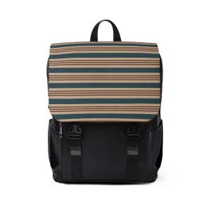 Casual Stripe Commuter Backpack