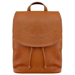 Challenger Tan Full Grain Pebbled Leather Backpack