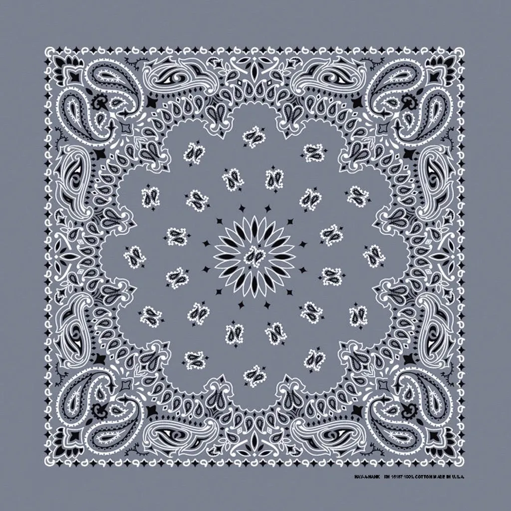 Chambray Paisley Bandana