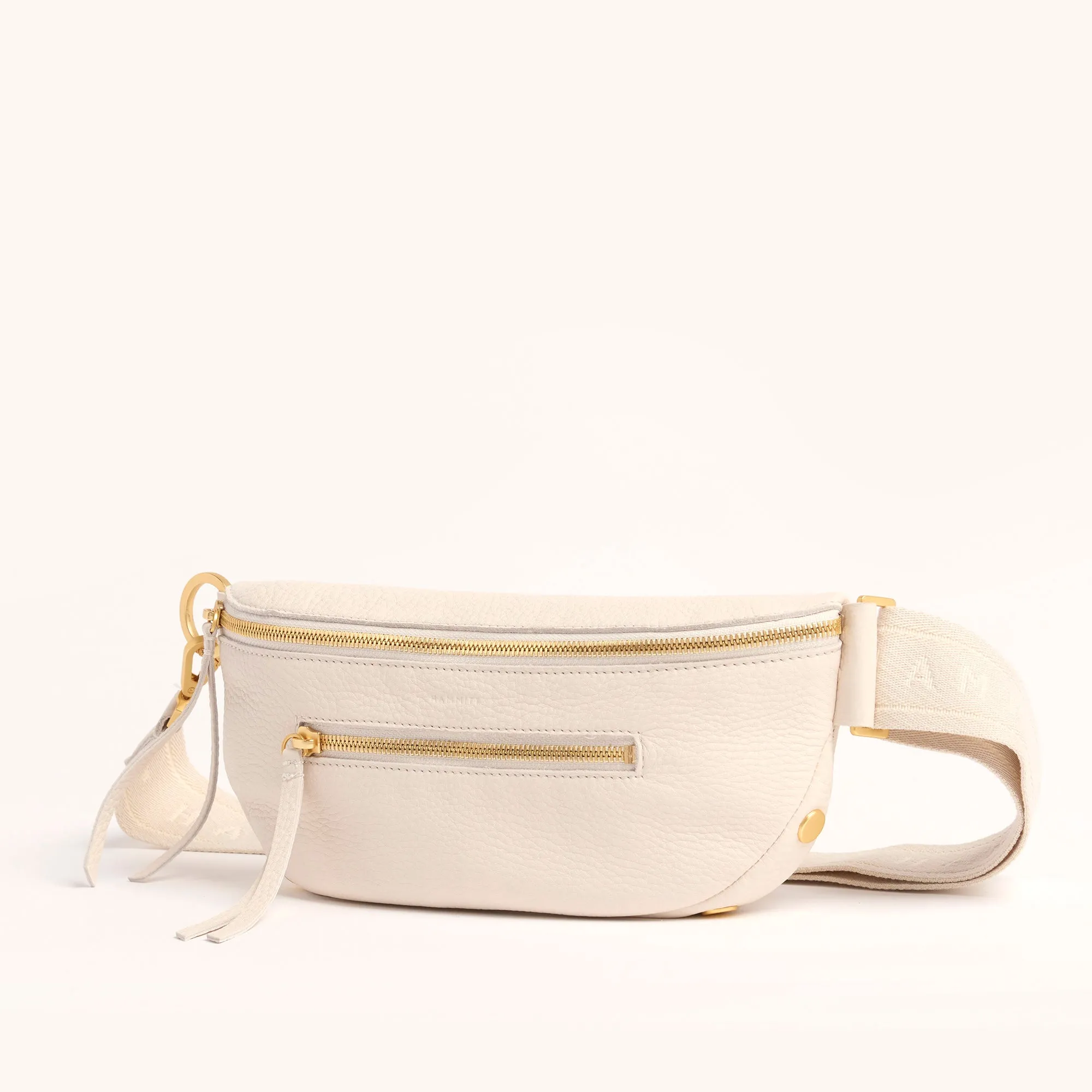 Charles Crossbody | Calla Lily White/Brushed Gold | Med