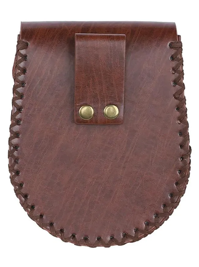 Charmian Unisex Medieval Viking Leather Pouch Waist Bag Renaissance Accessories