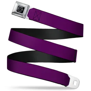 Chevy Seatbelt Belt - Purple Webbing