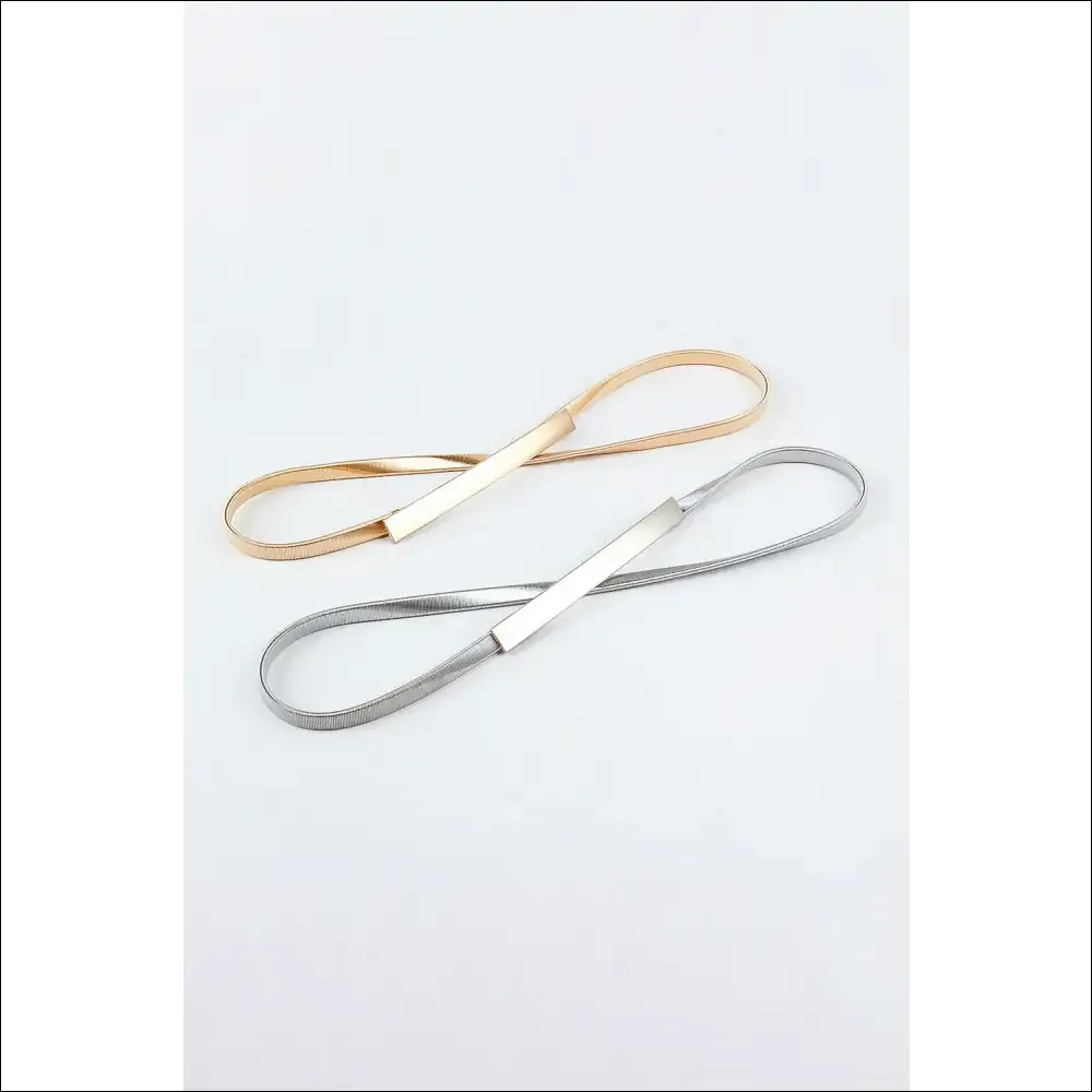 Chic Elastic Iron Skinny Belt
