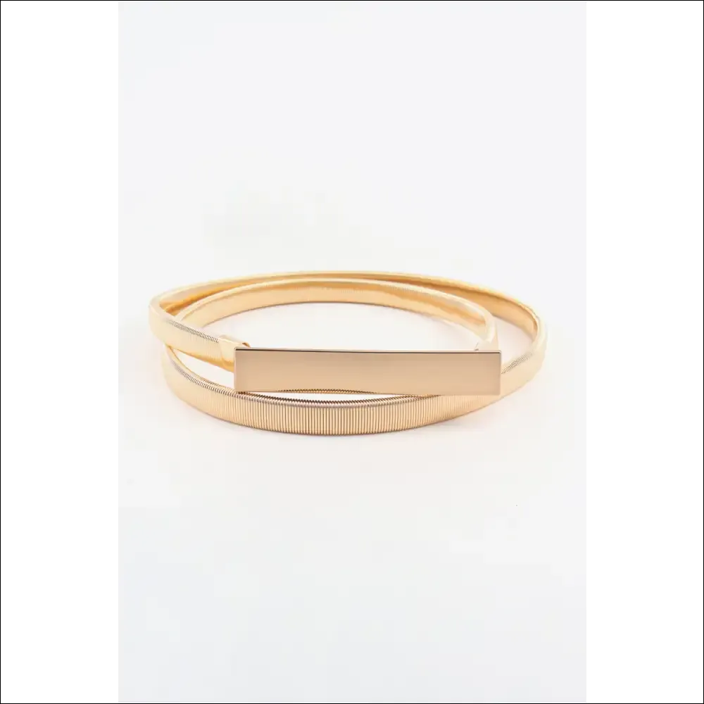 Chic Elastic Iron Skinny Belt