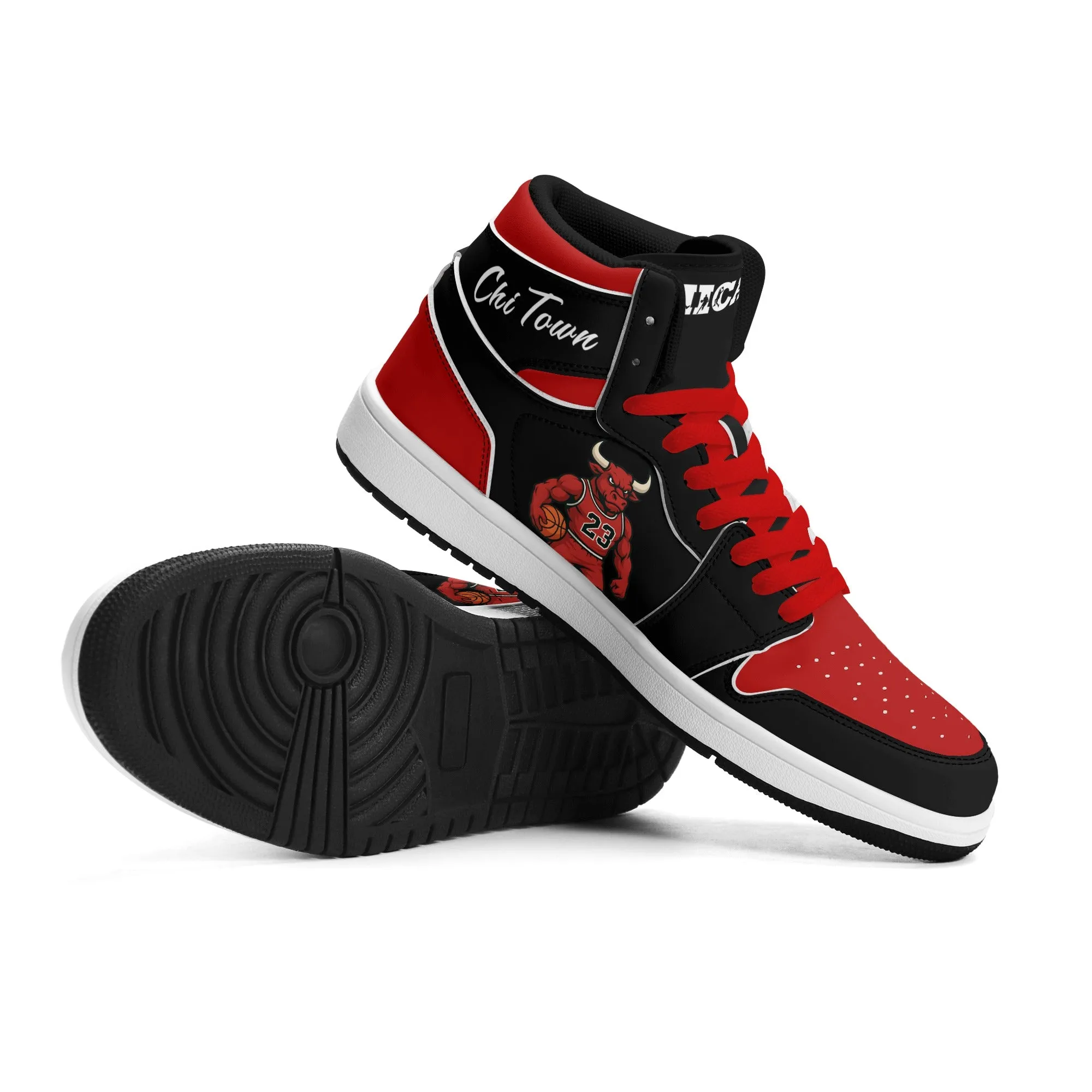 Chicago Basketball Team Themed Shoes