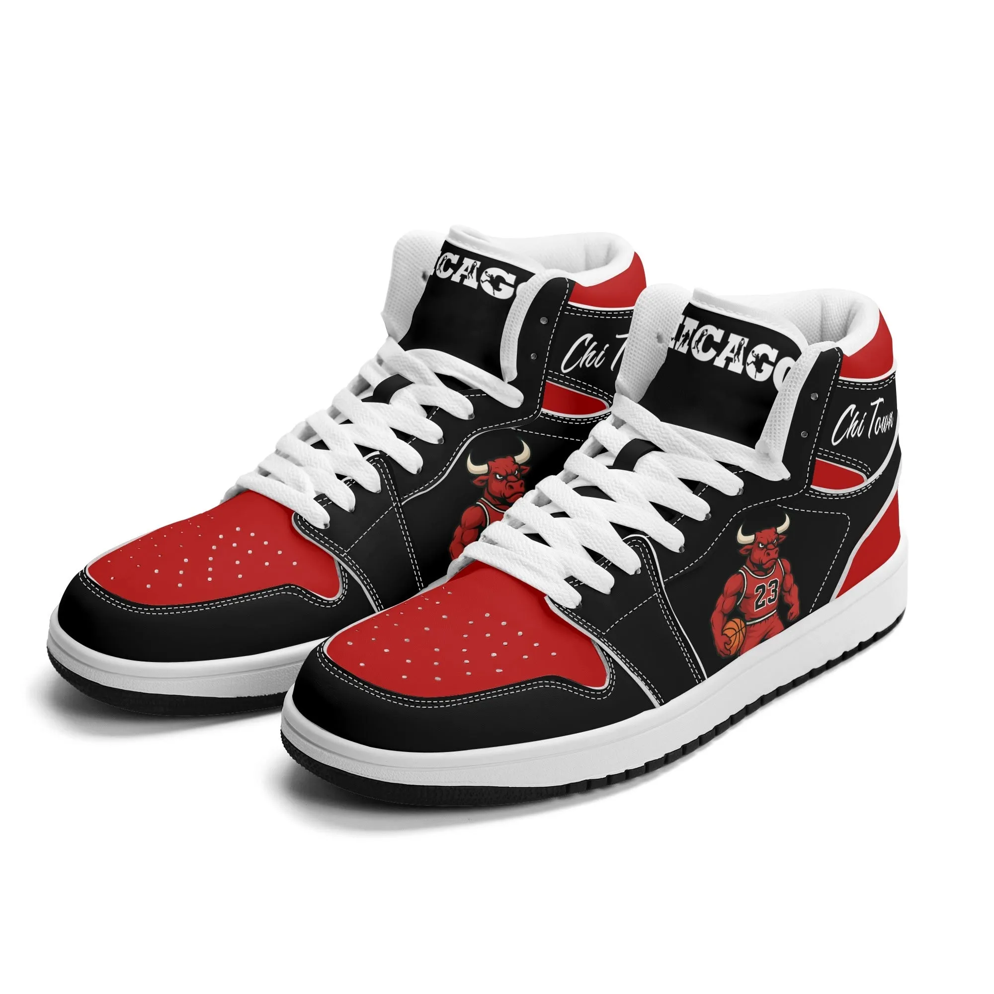 Chicago Basketball Team Themed Shoes