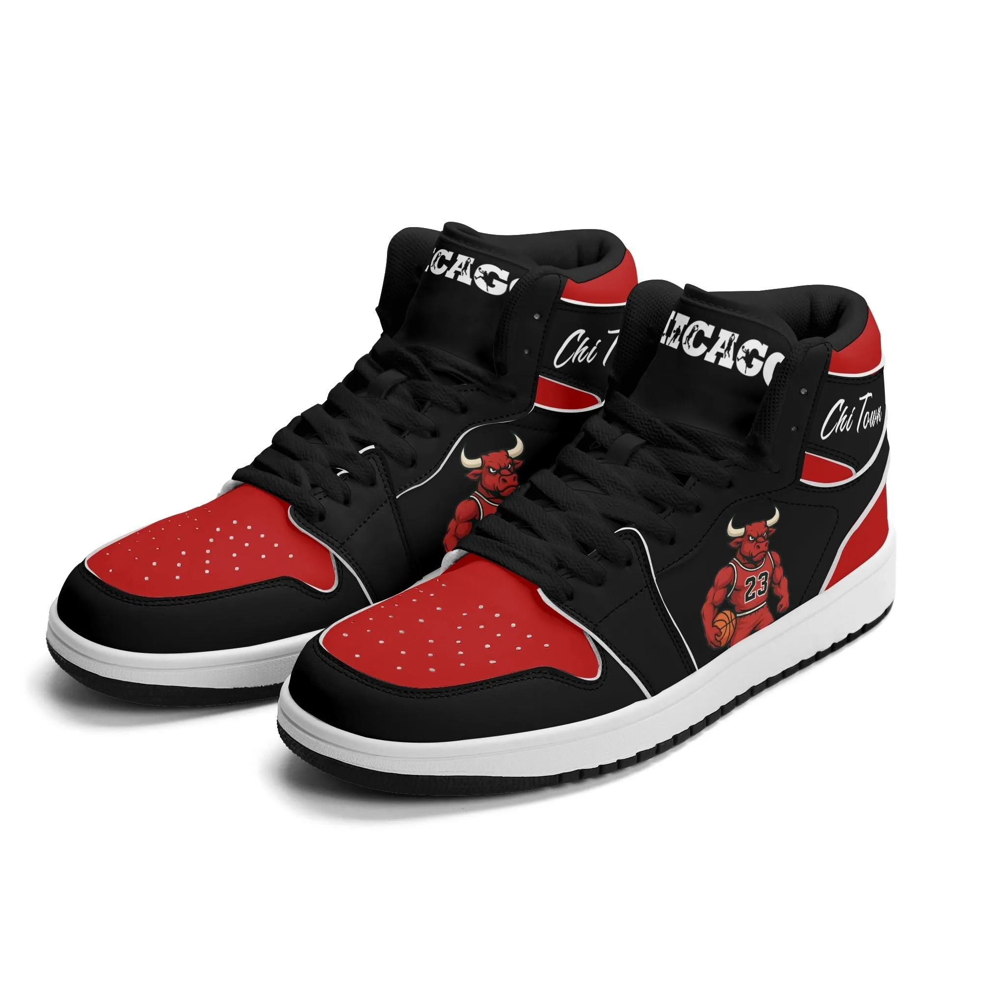 Chicago Basketball Team Themed Shoes