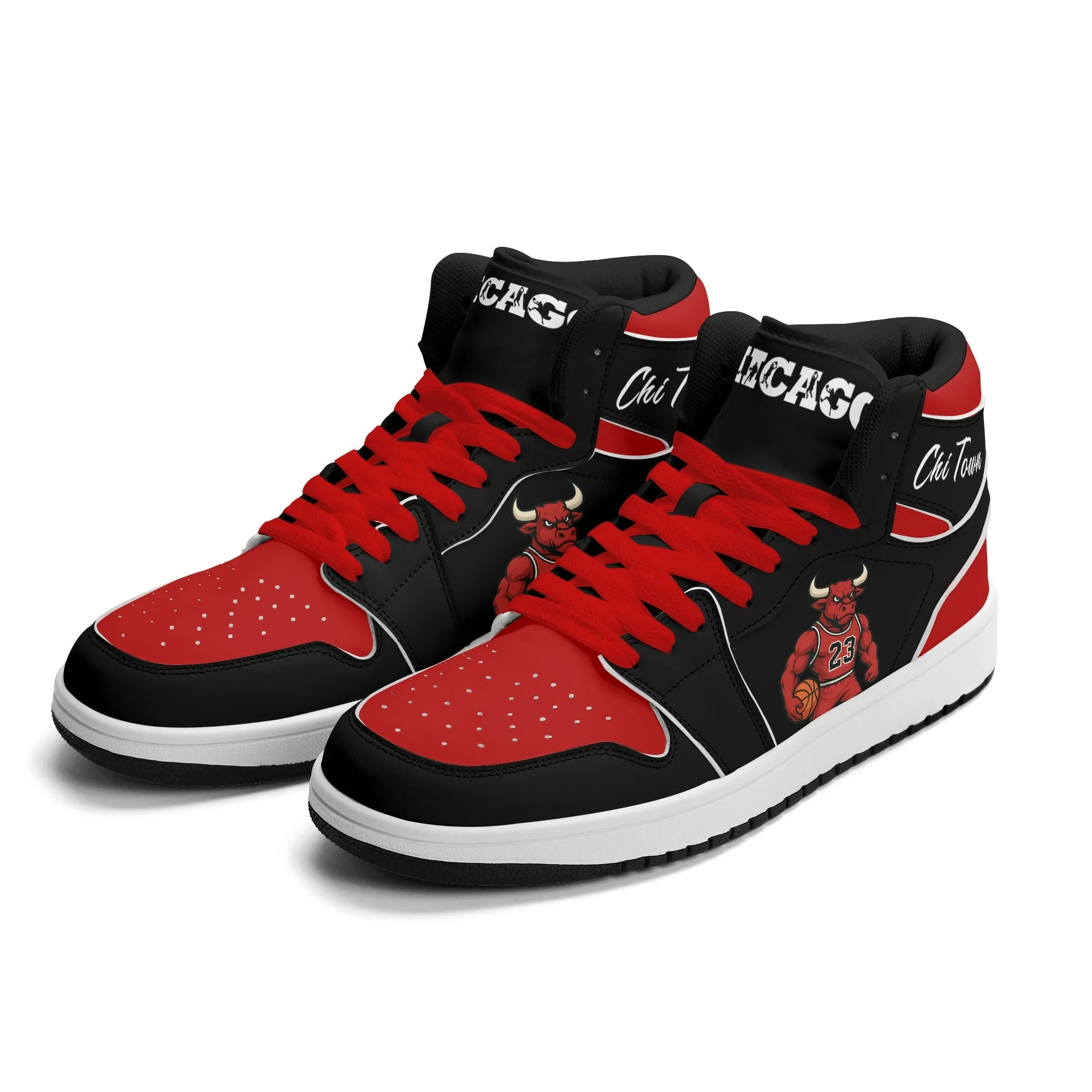 Chicago Basketball Team Themed Shoes