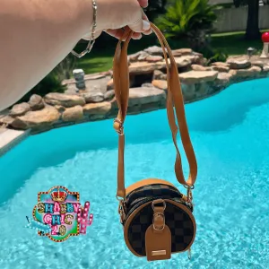 Children’s just like mommy handbag - Checked Circle