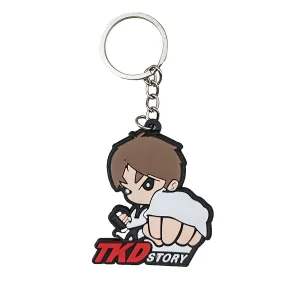 Childrens Taekwondo Rubber Key Chain ( H561 )  - PRE ORDER
