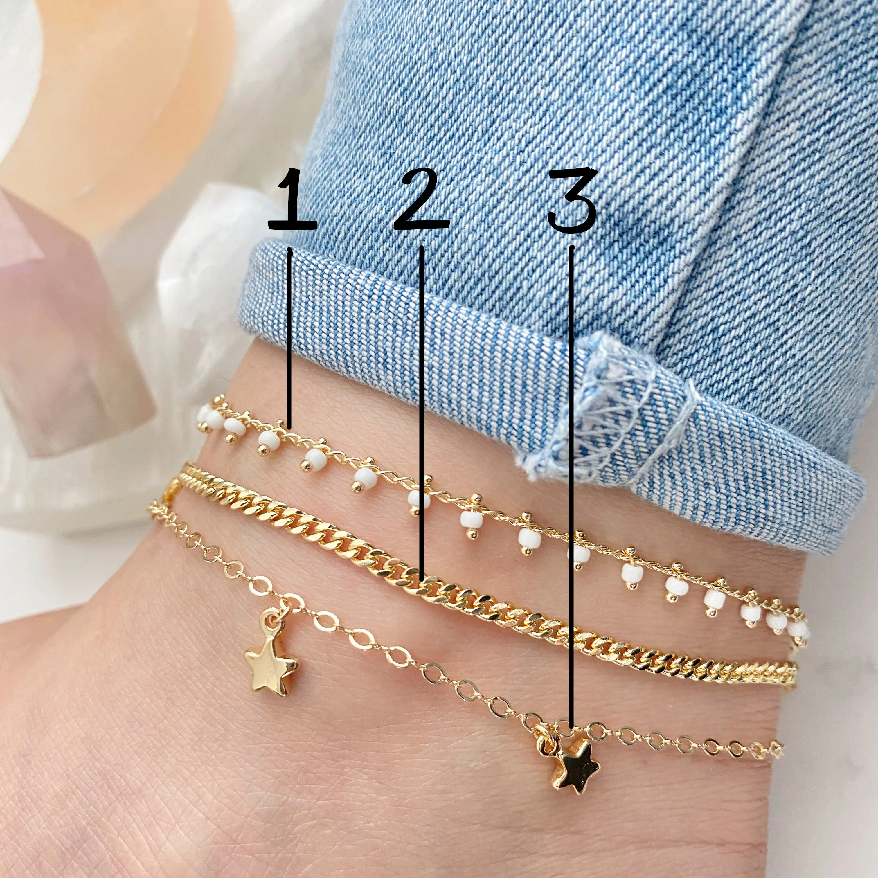 Chloe Anklet Set