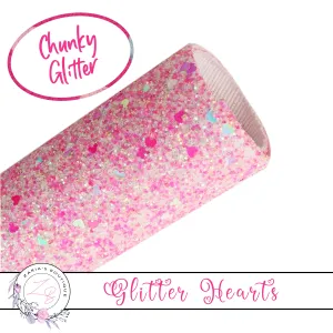 Chunky Glitter • Pink Sprinkle Hearts