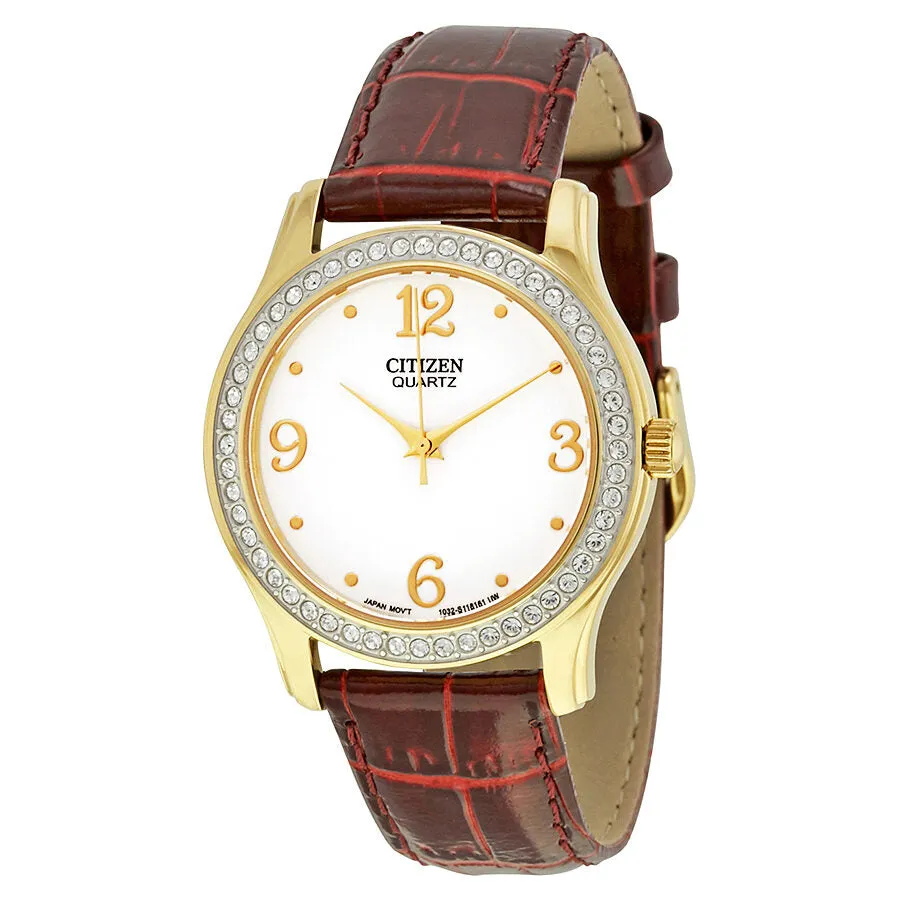 Citizen Silver Mother of Pearl Dial Dial Ladies Watch EL3012-00A