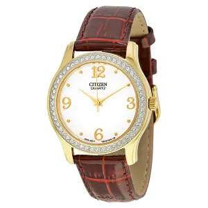 Citizen Silver Mother of Pearl Dial Dial Ladies Watch EL3012-00A