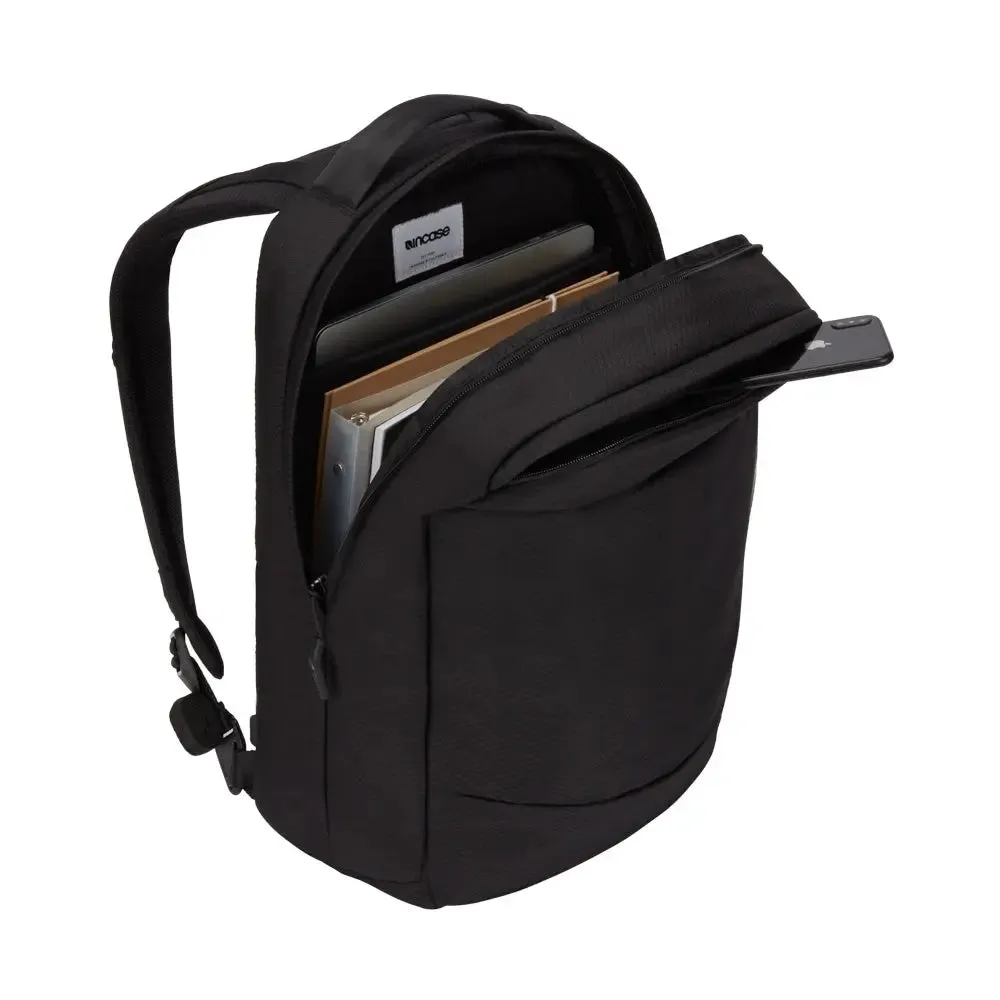 City Compact Backpack with Diamond Ripstop