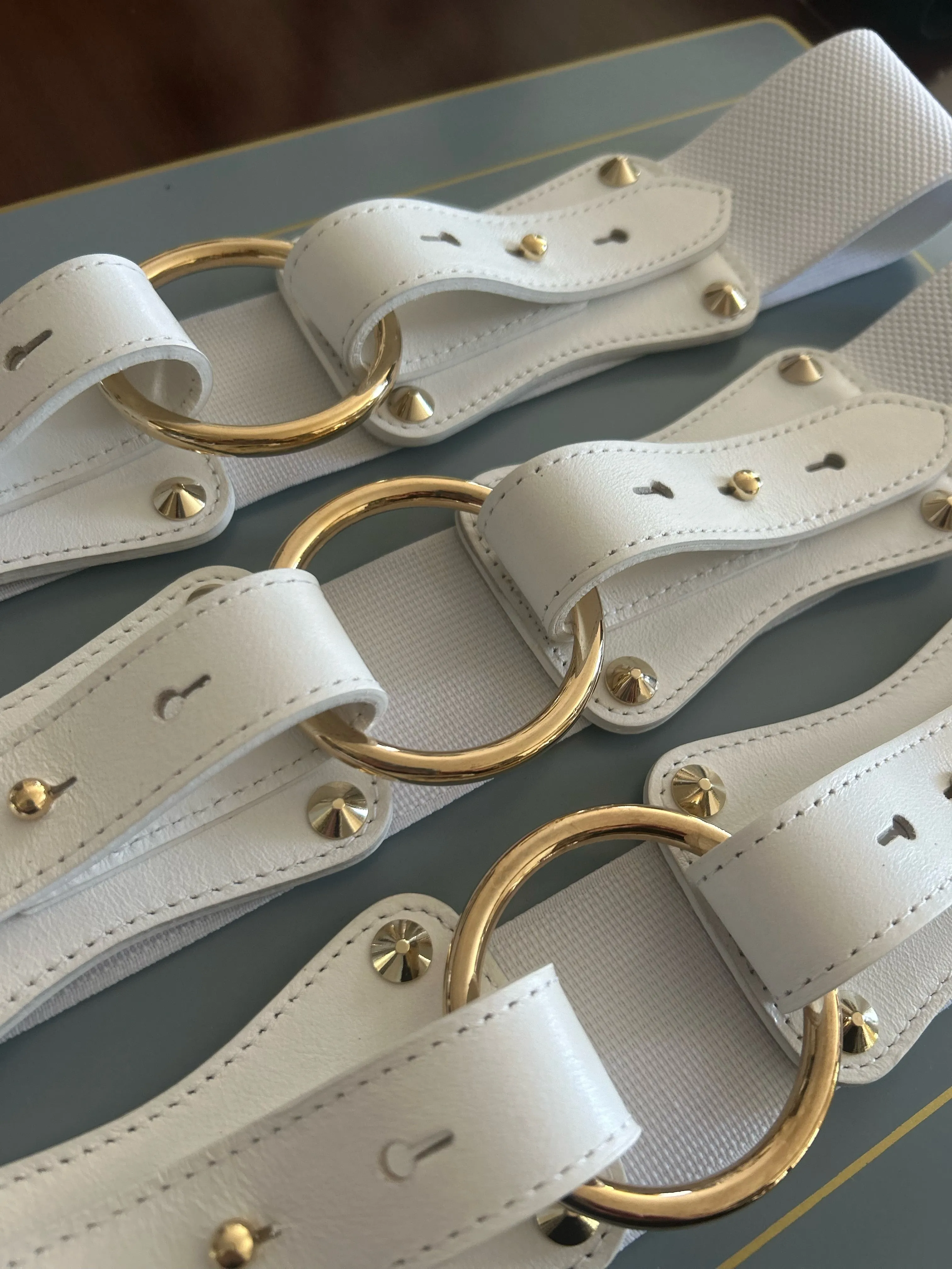 Claiborne Belt in White