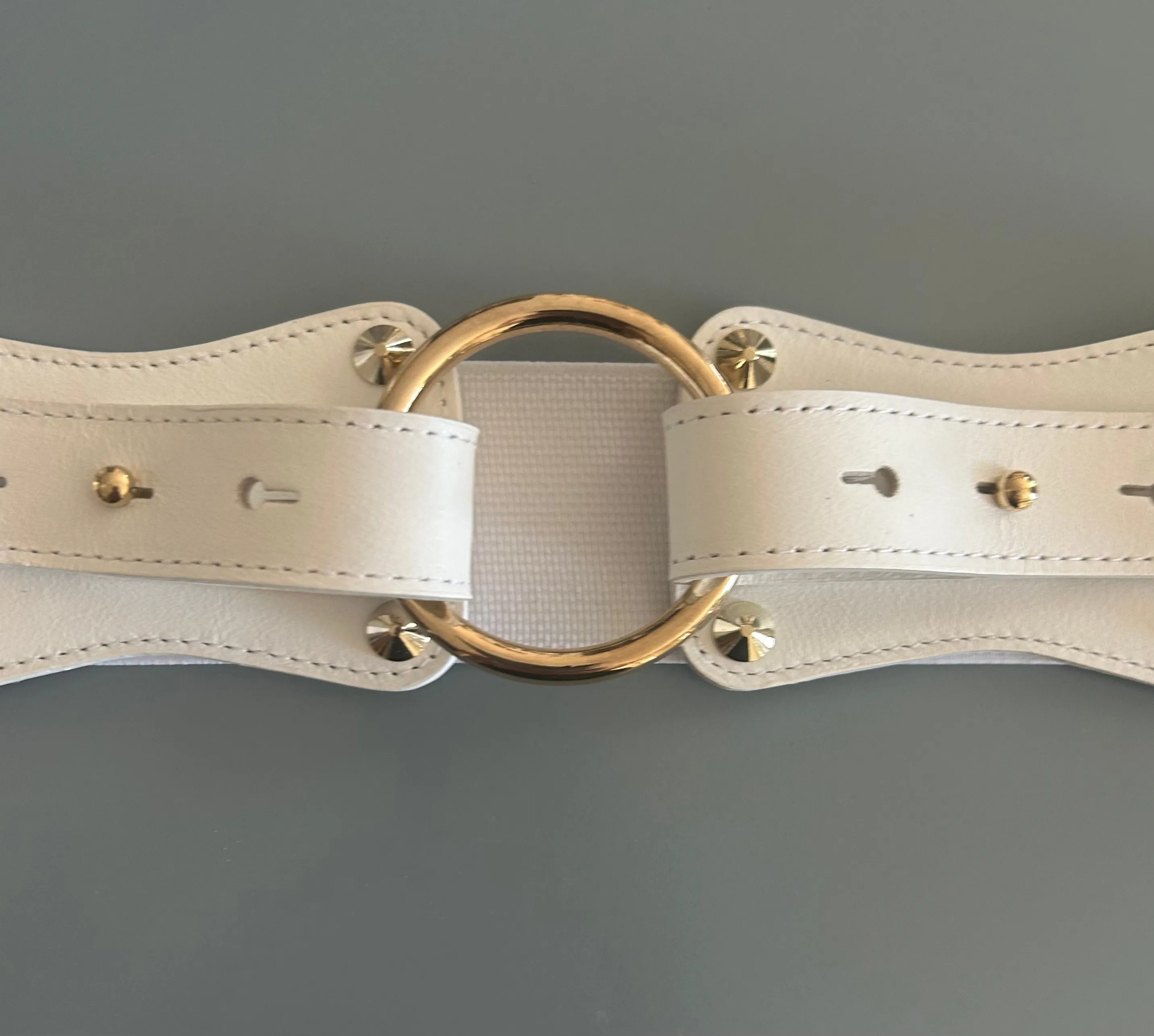 Claiborne Belt in White