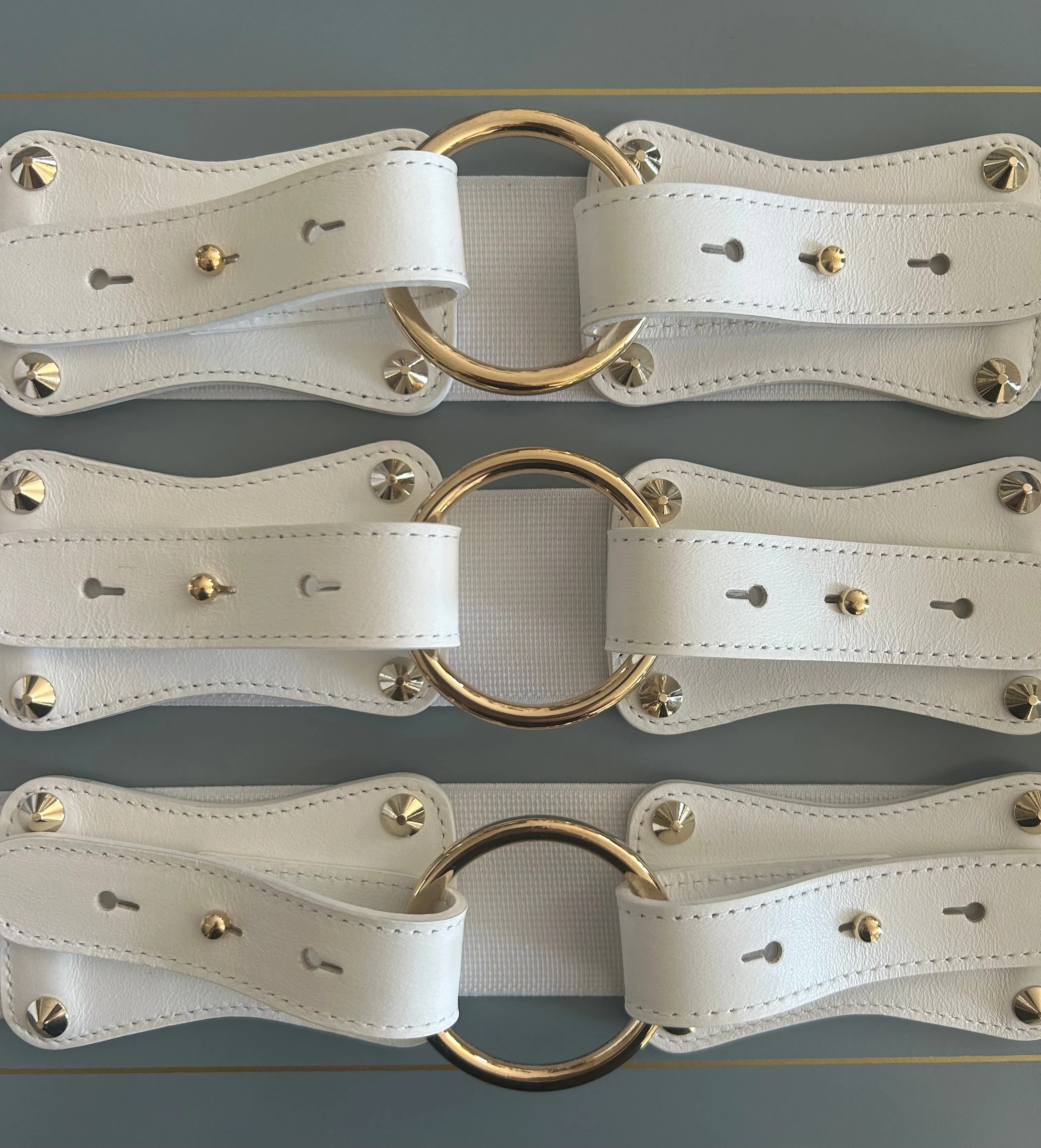 Claiborne Belt in White