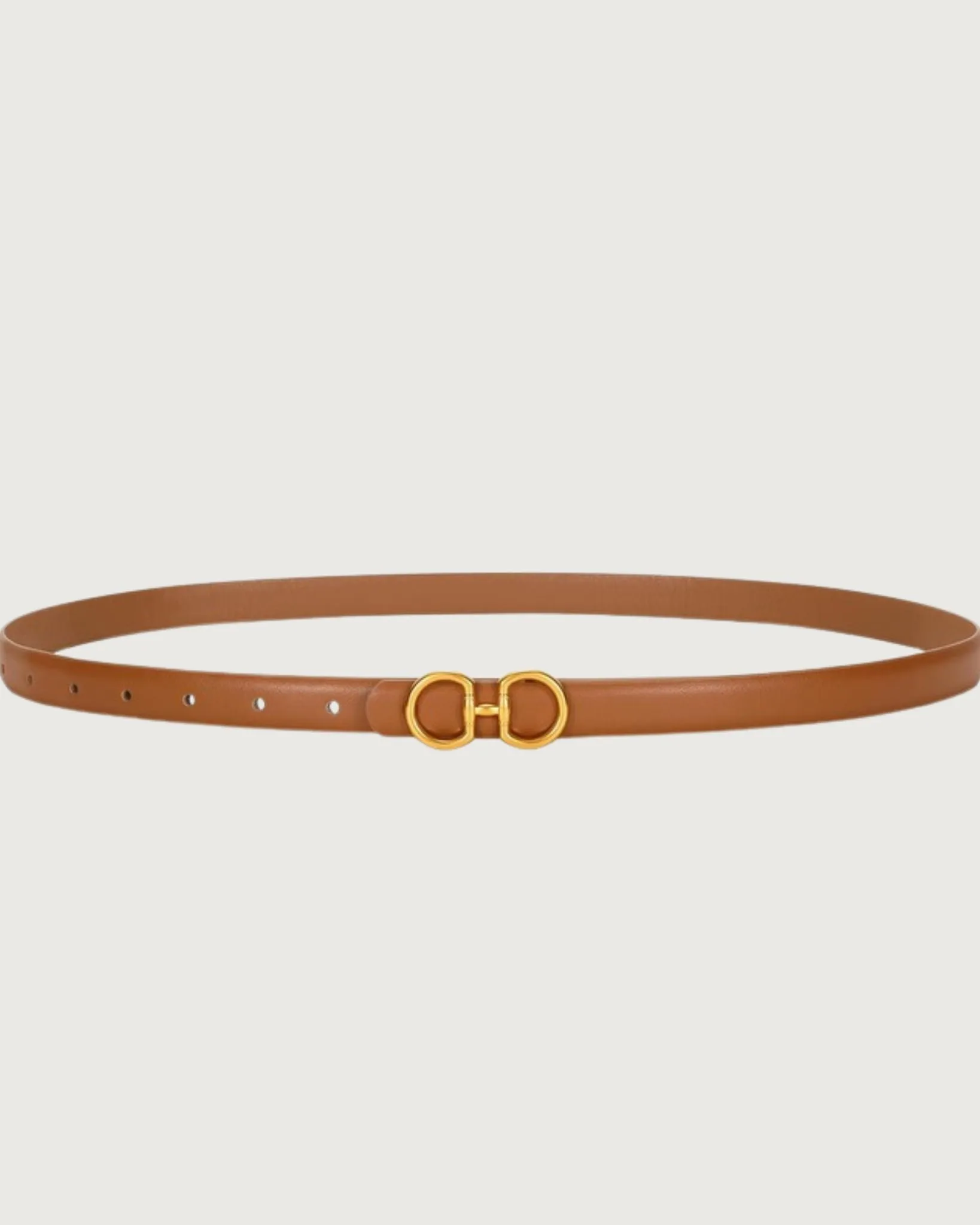 CLARISSA SKINNY LEATHER BELT