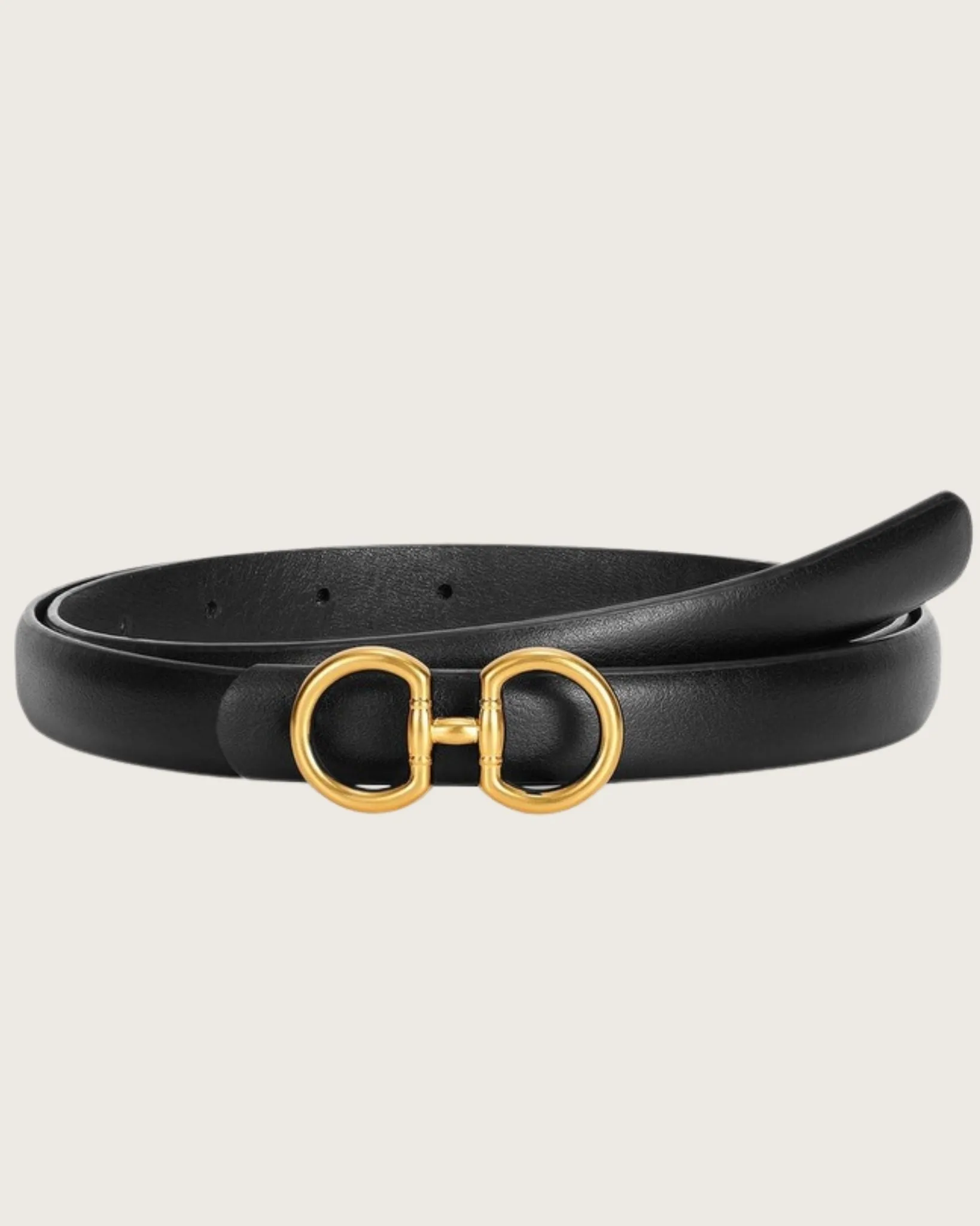 CLARISSA SKINNY LEATHER BELT