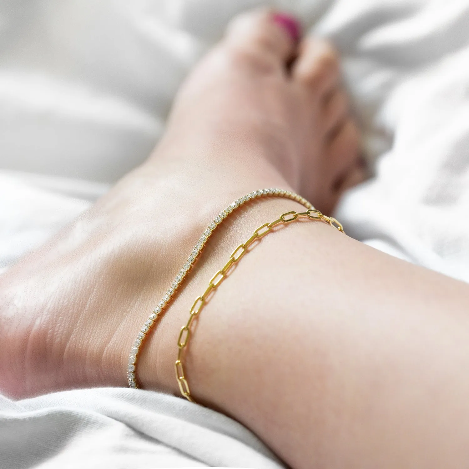 Classic Tennis Anklet