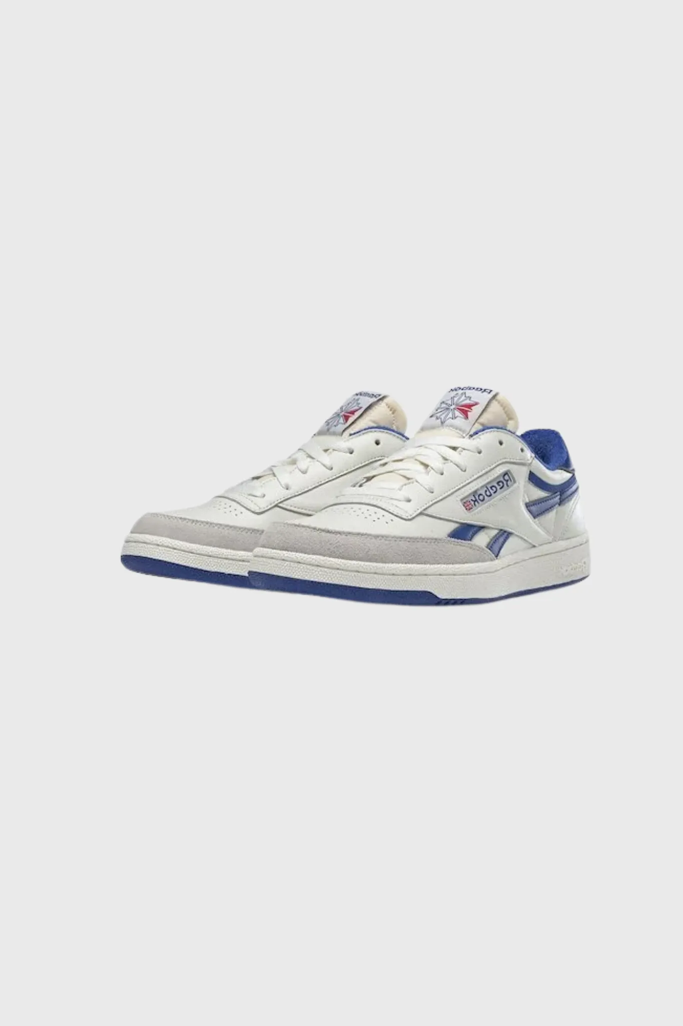 CLUB C REVENGE VINTAGE SNEAKERS - CHALK/COLLEGIATE ROYAL/EXCRED