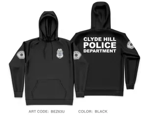 Clyde Hill Police Department Store 1 Core Men's Hooded Performance Sweatshirt - BEZ63U