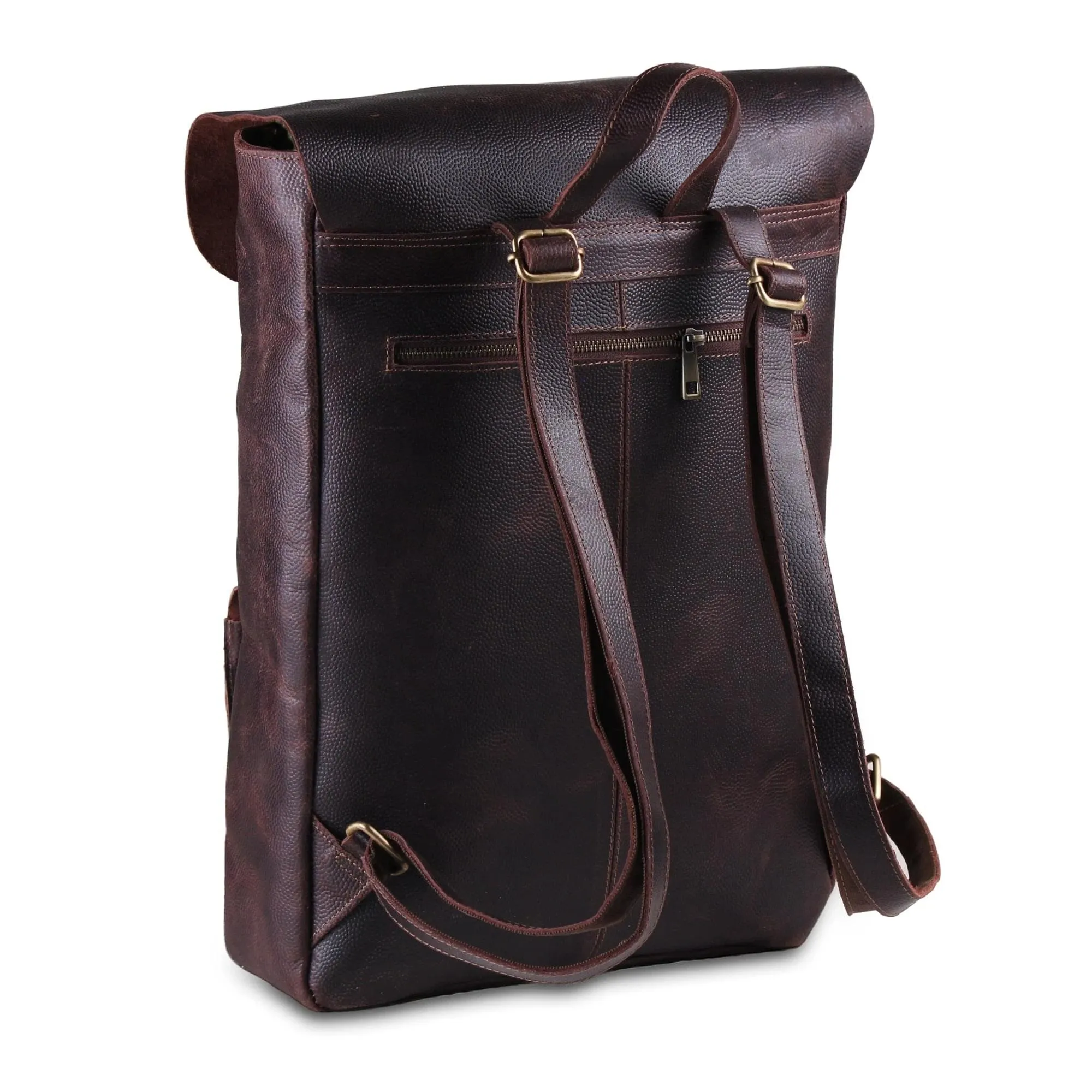 Commute Buffalo Leather Backpack bag