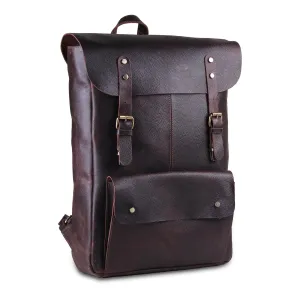 Commute Buffalo Leather Backpack bag