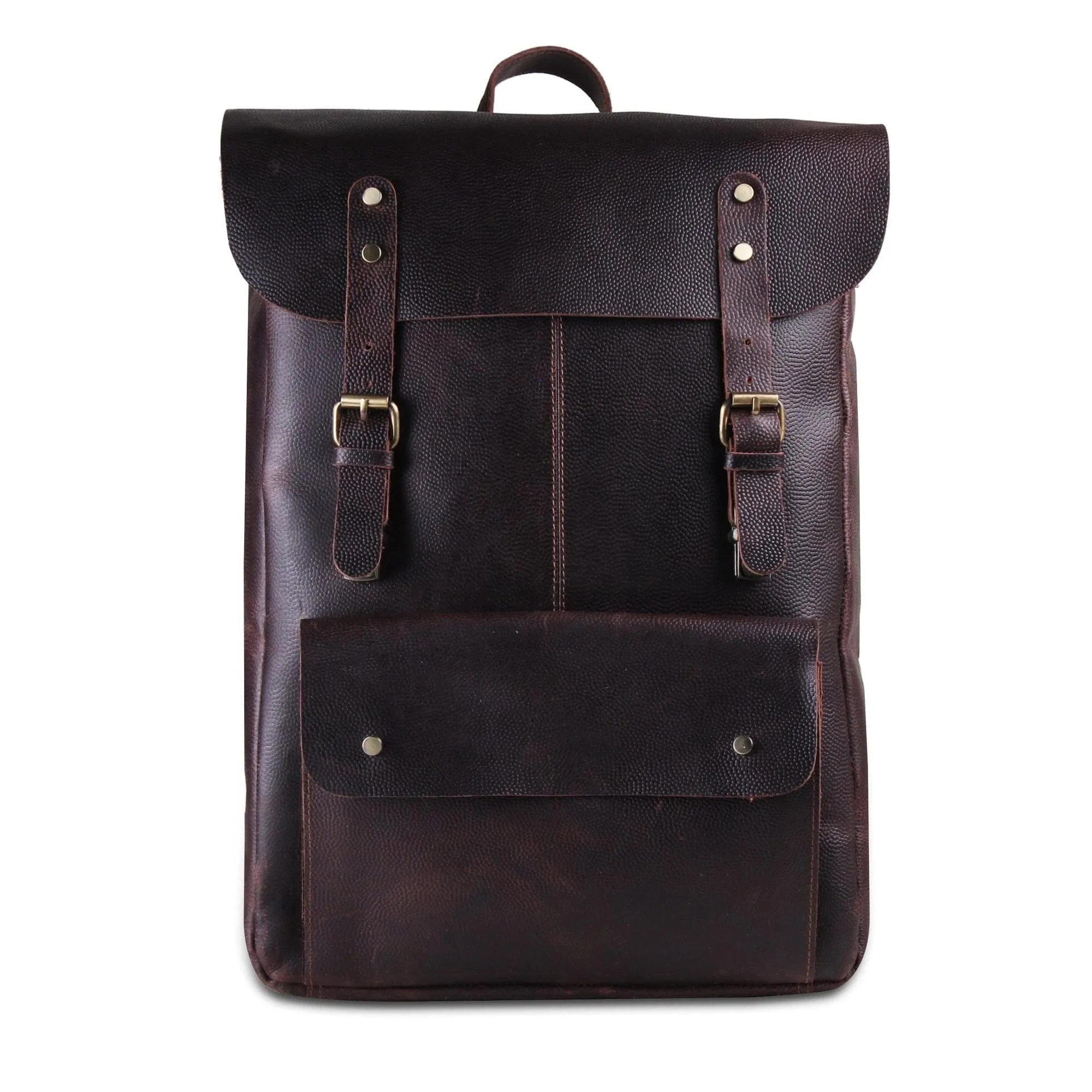 Commute Buffalo Leather Backpack bag