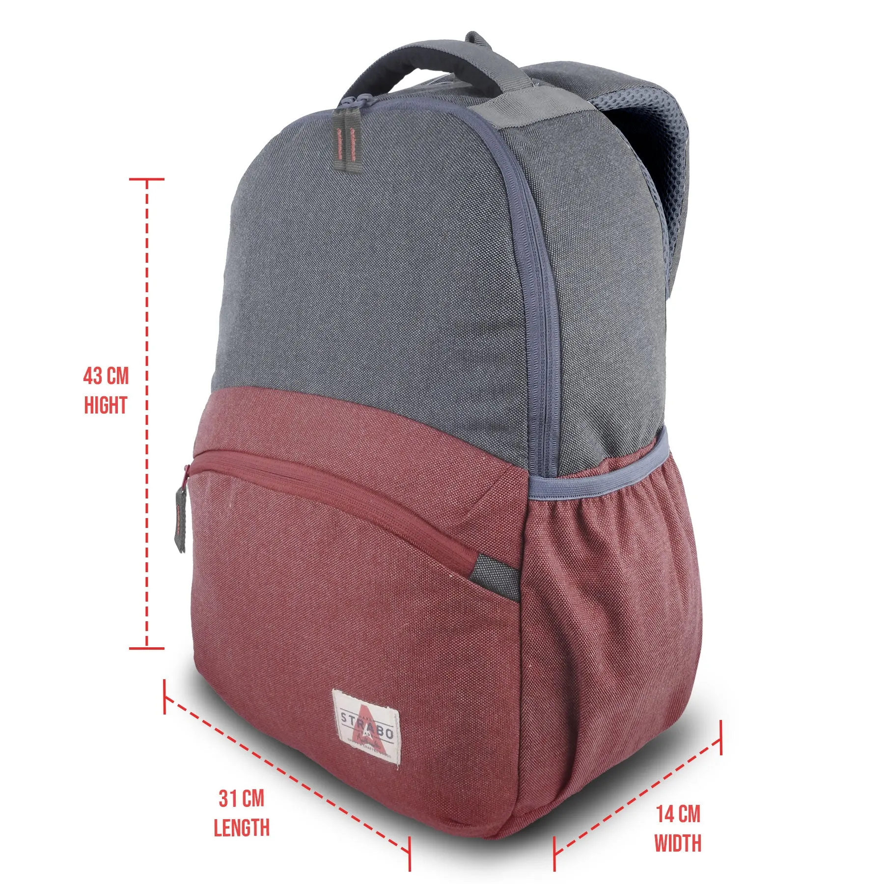 Cooper Casual Backpack - Maroon
