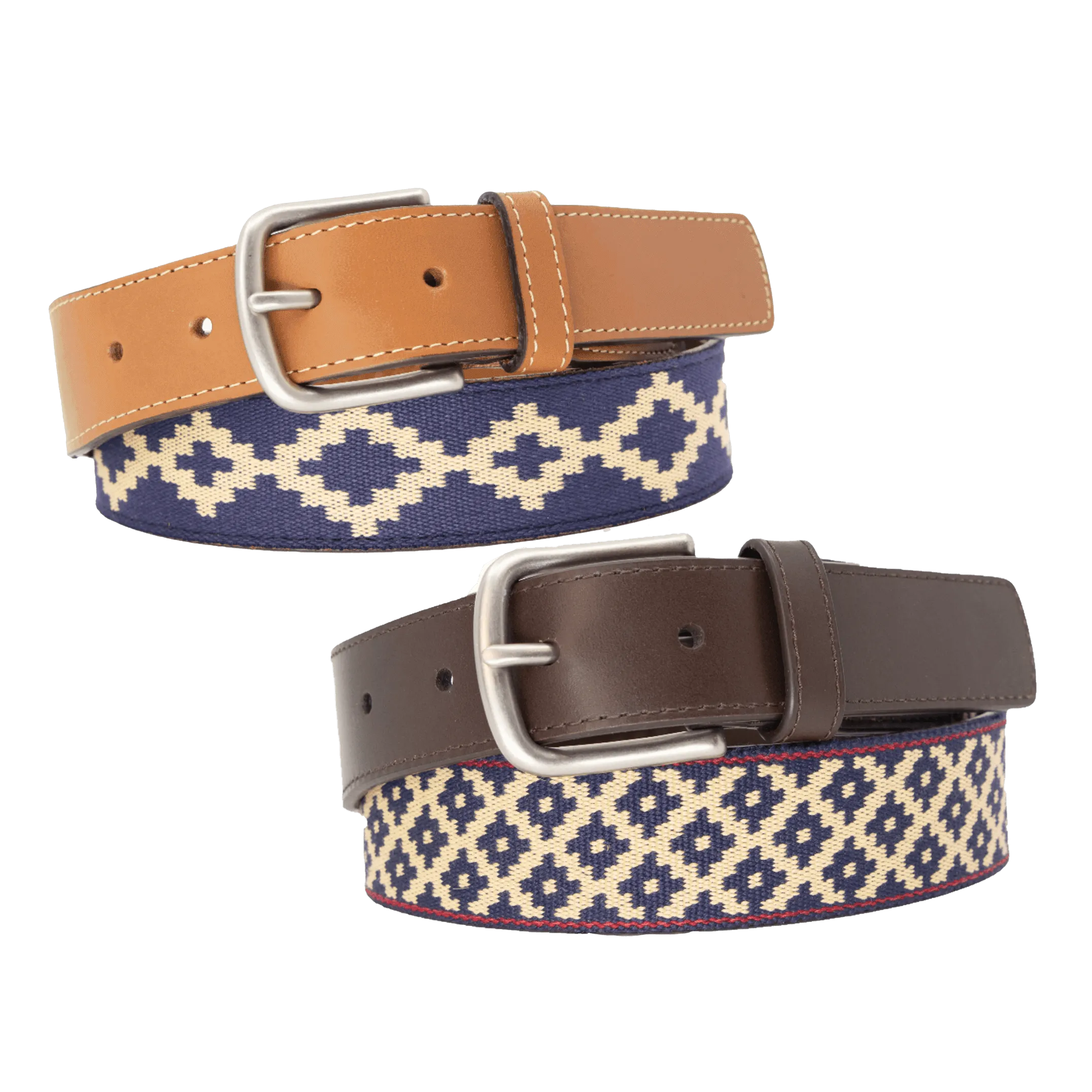 Corbina & Diplomático Chocolate Woven Belt Bundle