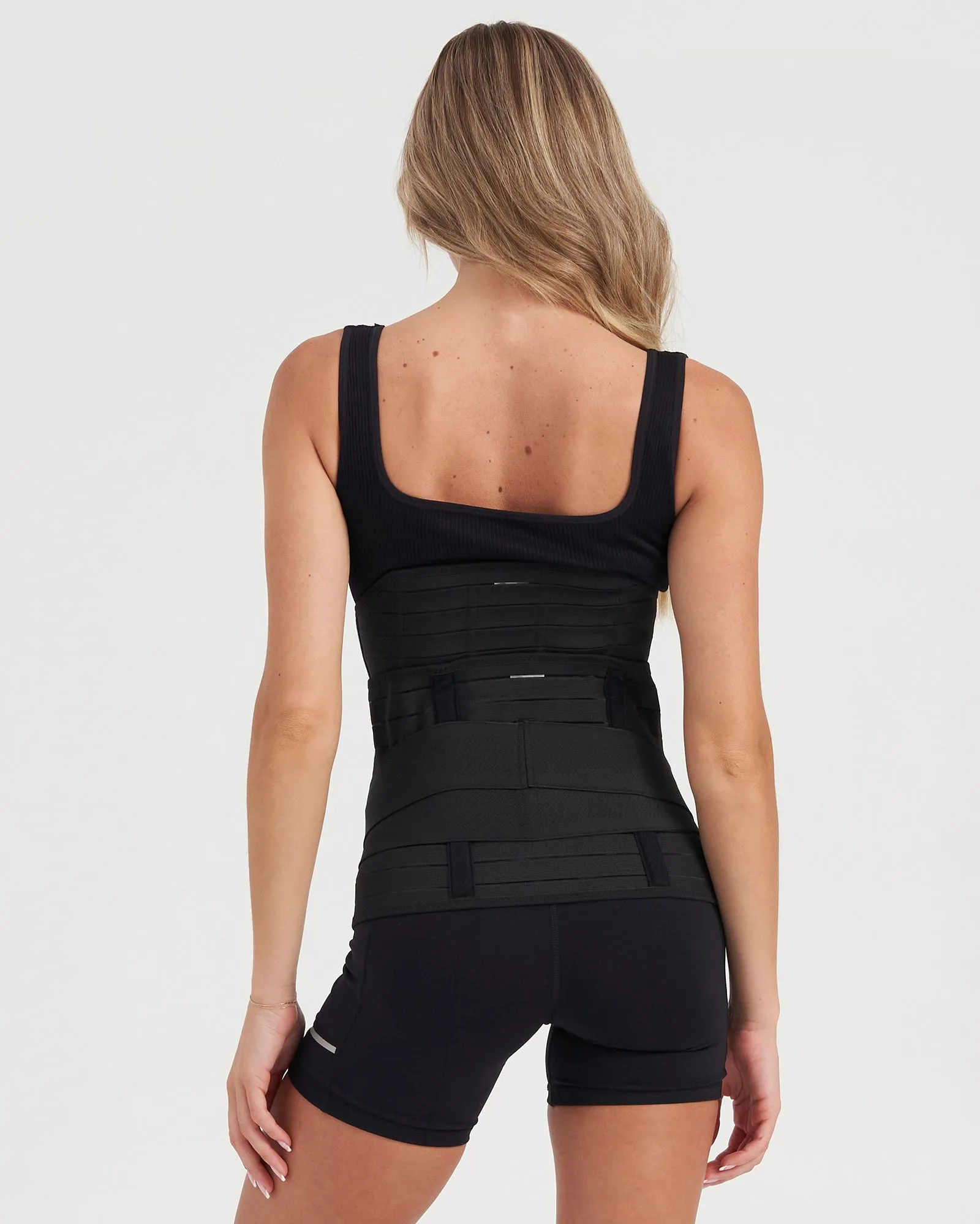 Core Trainer Post Pregnancy Waist and Hip Band 2 Pack Black