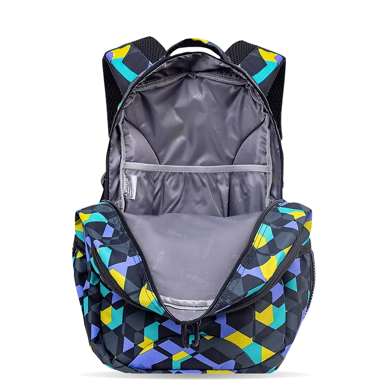 Cornelia Laptop Backpack in Cubes
