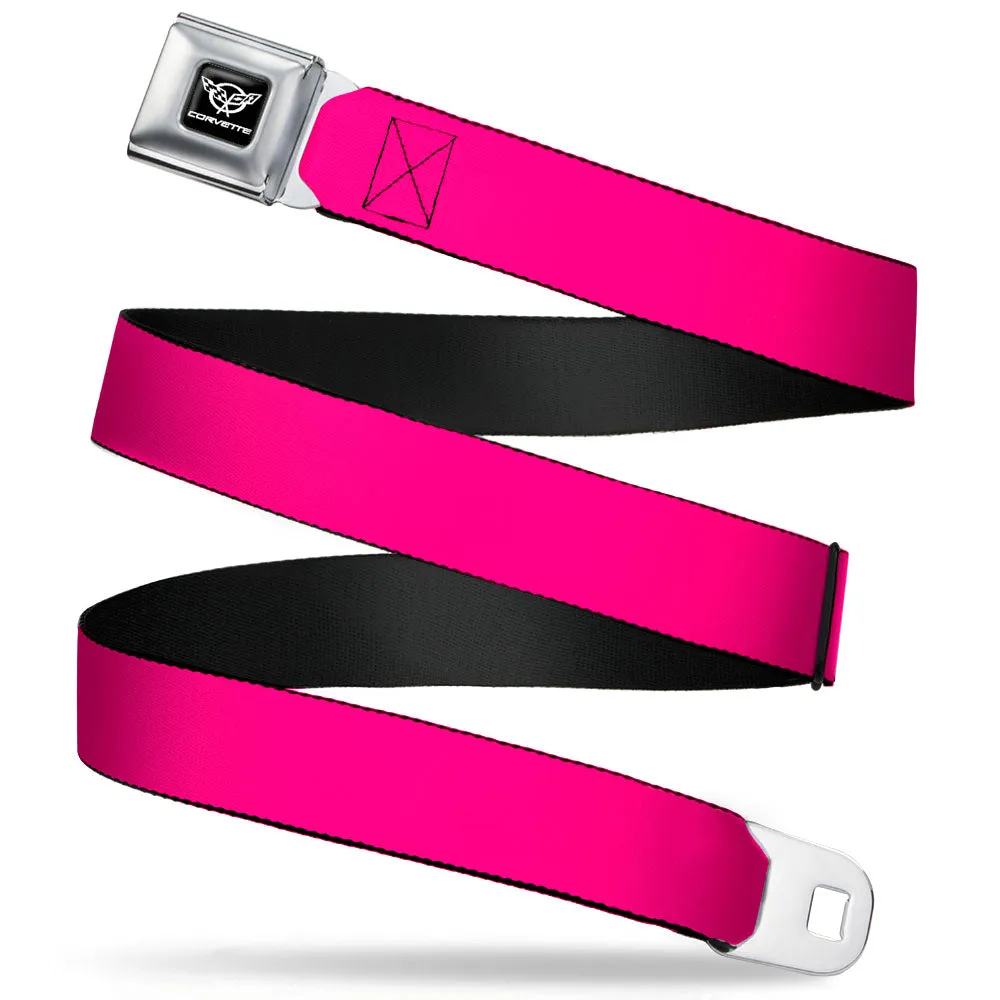 Corvette Seatbelt Belt - Fuchsia Webbing