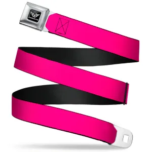 Corvette Seatbelt Belt - Fuchsia Webbing
