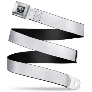 Corvette Seatbelt Belt - White Webbing