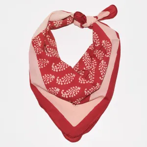 Cotton Bandana | Mini Leaf Saffron